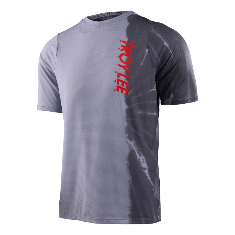 Troy Lee Designs Skyline Air Short Sleeve MTB Jersey – Half Dye – Cement – 2023 Cement Small