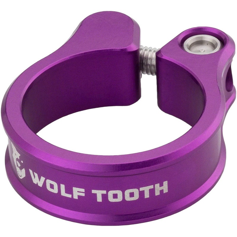 Wolf Tooth Seatpost Clamp – 31.8mm, Bolt-On, Ultraviolet Purple