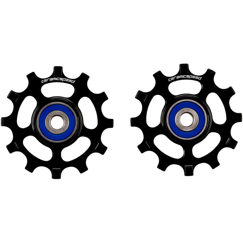 CeramicSpeed Pulley Wheels Shimano 11-Speed – 12 Tooth Narrow Wide Alloy BLK