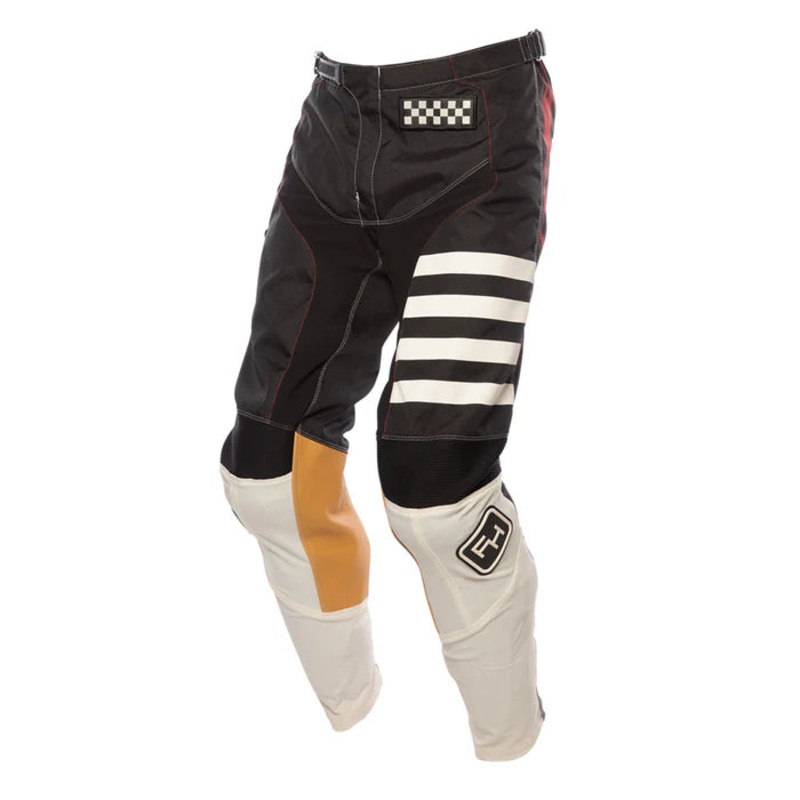 Fasthouse Grindhouse Bereman Pant – Youth – Black-Cream Black – Cream 24″