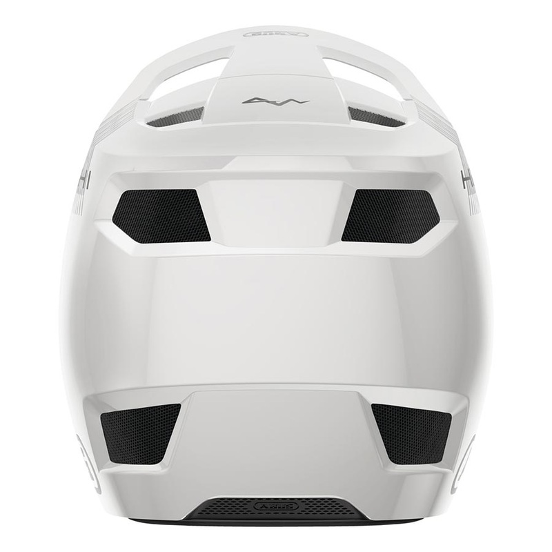 Mountain Bike Helmet Abus HiDrop Full Face , M, 57 – 58cm, Shiny White