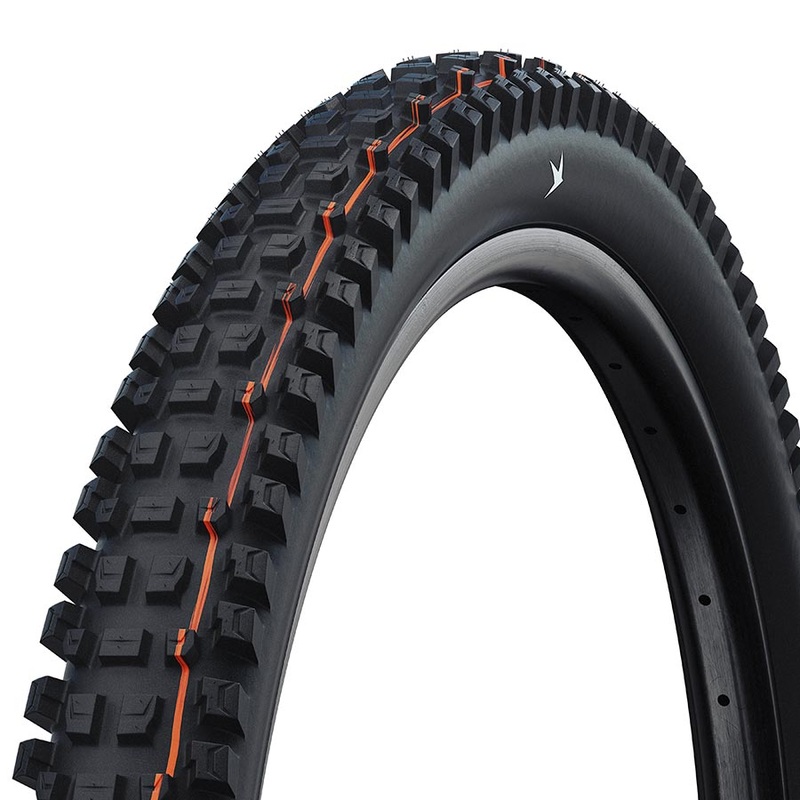 Schwalbe Albert Gravity Pro Mountain Tire 29″x2.50 Folding Tubeless Ready Addix Soft Black