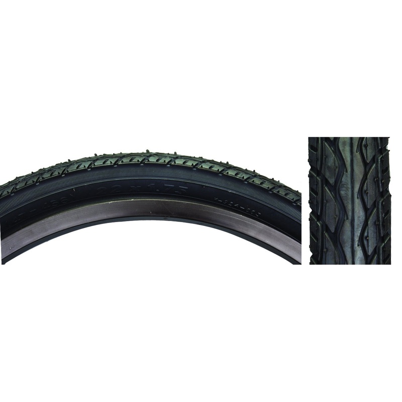 Sunlite Urban 22 x 1.75 Wire 50 Bk/Blk Tire Clincher Reflective No. ISO 457