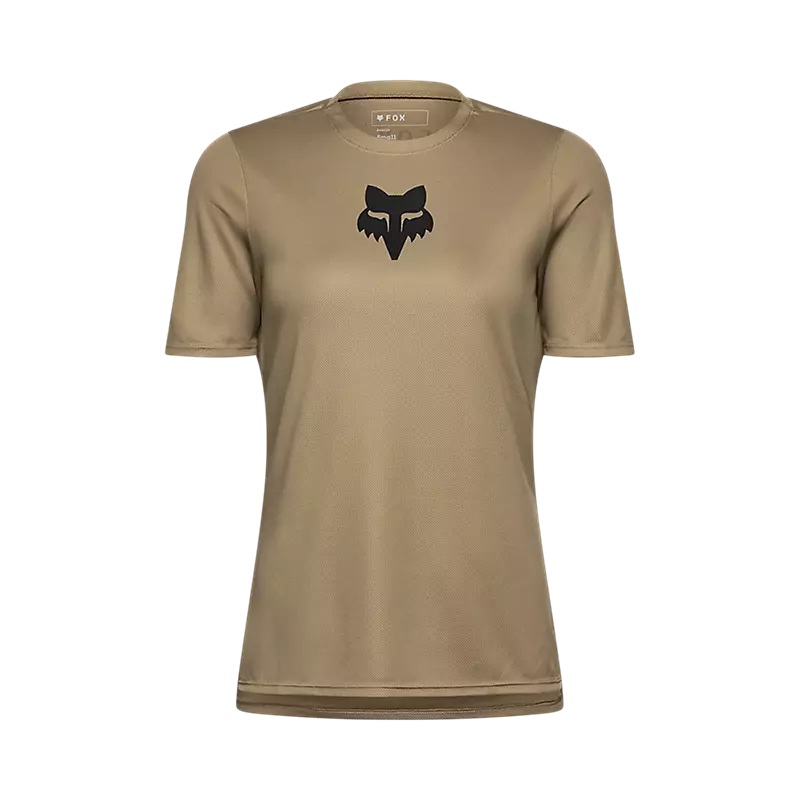 Fox Racing Ranger Short Sleeve MTB Jersey – Fox Head – Womens – Sand Sand X-Small