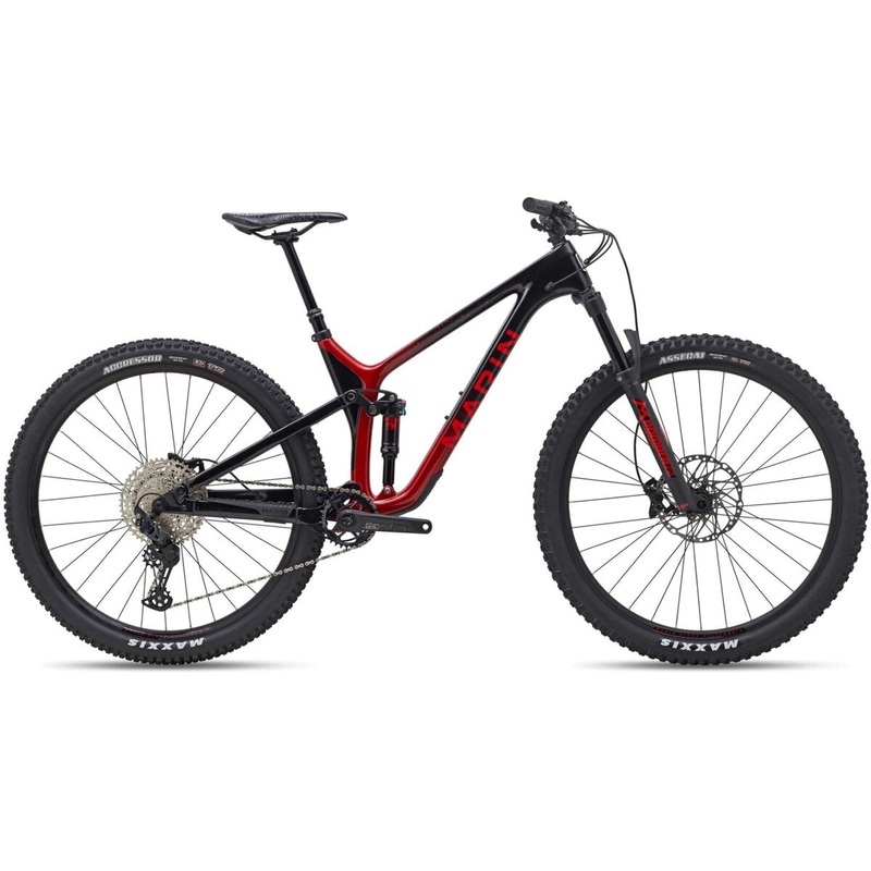 Marin Rift Zone C1 29 – Gloss Red-Carbon – 2024 Gloss Red – Carbon Small