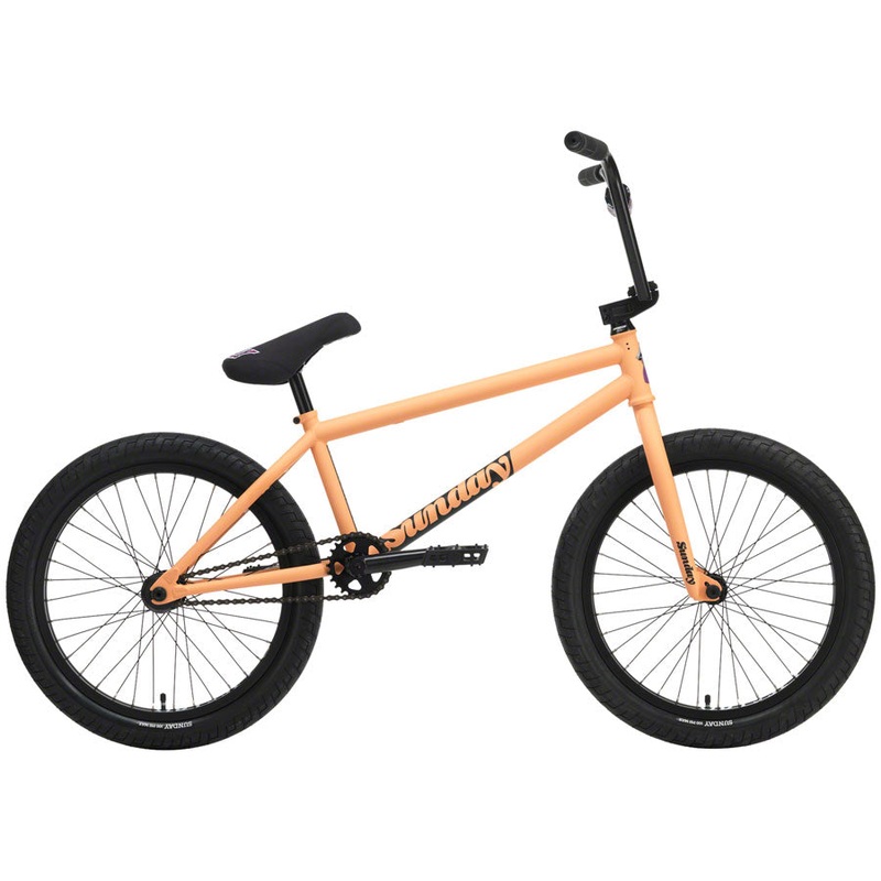 Sunday Street Sweeper BMX Bike – 20.75″ TT, Matte Peach