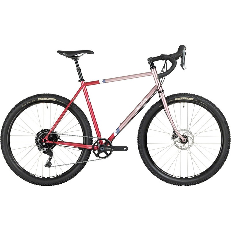 All-City Gorilla Monsoon Bike – 650b, Steel, GRX, Hotberry Rhubarb, 58cm