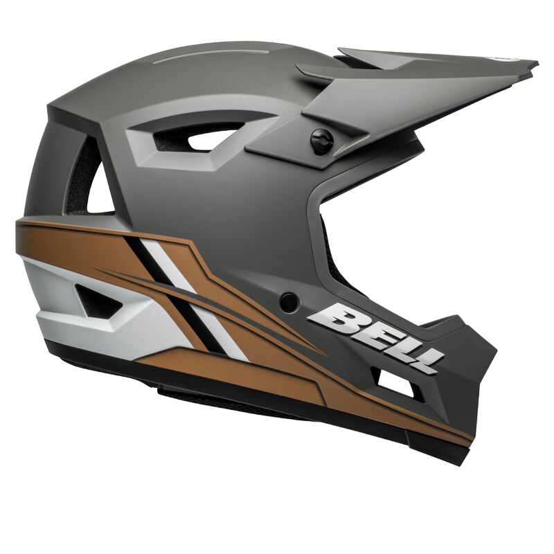 Bell Sanction 2 DLX MIPS Full Face Helmet – Alpine – Matt Dark Gray-Tan Matt Dark Gray – Tan X-Small/Small