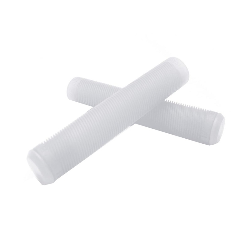Eastern Riblet Flangeless v1 BMX Grips – Clear Clear