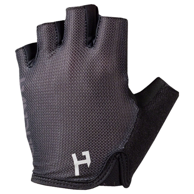 Handup Shorties Gloves – Solid Black Short Finger Medium
