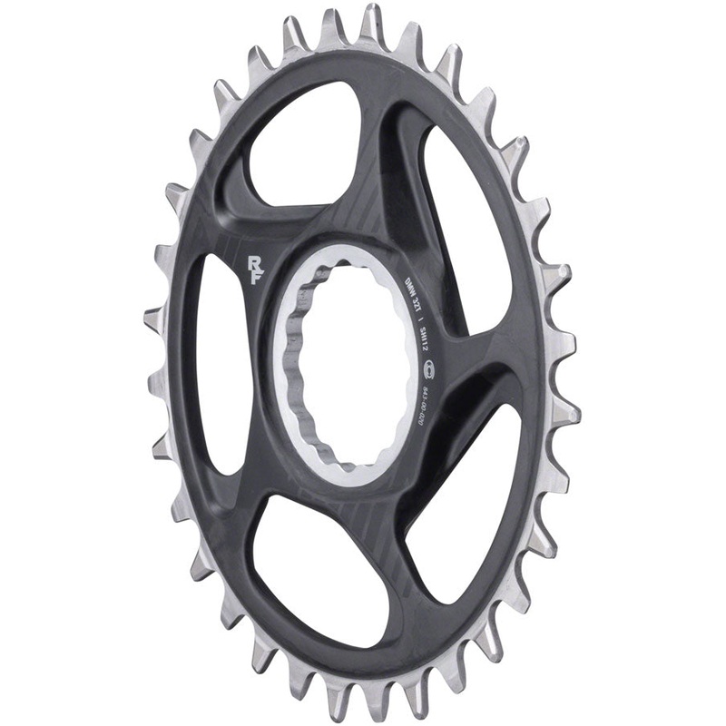 RaceFace ERA Direct Mount Wide Chainring – 32t, DM CINCH, For Shimano 12-Speed HG+ Compatible Chain, Black