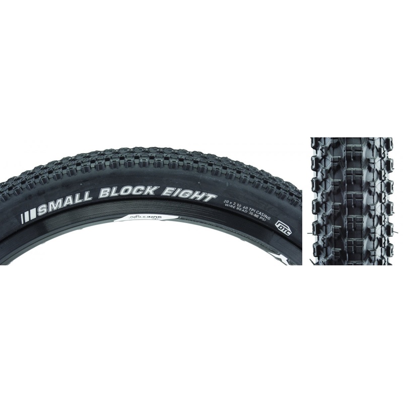 Kenda Small Block 8 Sport 20×2.1 Clincher Wire TPI 80 Black/Bsk Reflective BMX 212524