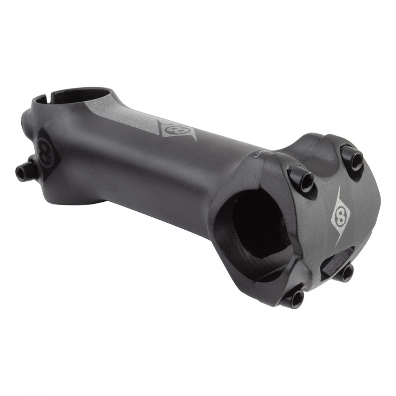 Origin8 Flow Stem 110mm Clamp 31.8mm -7 Deg Black Aluminum Road / Mountain