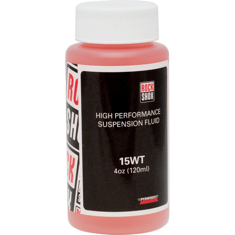 RockShox Suspension Oil, 15 Weight (15wt), 120ml Bottle, Lower Legs