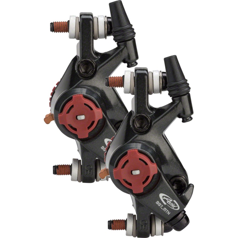 Avid BB7 MTB Cable Disc Brake Bundle Gray Post Mount Calipers, Sintered Pads, Compatibility