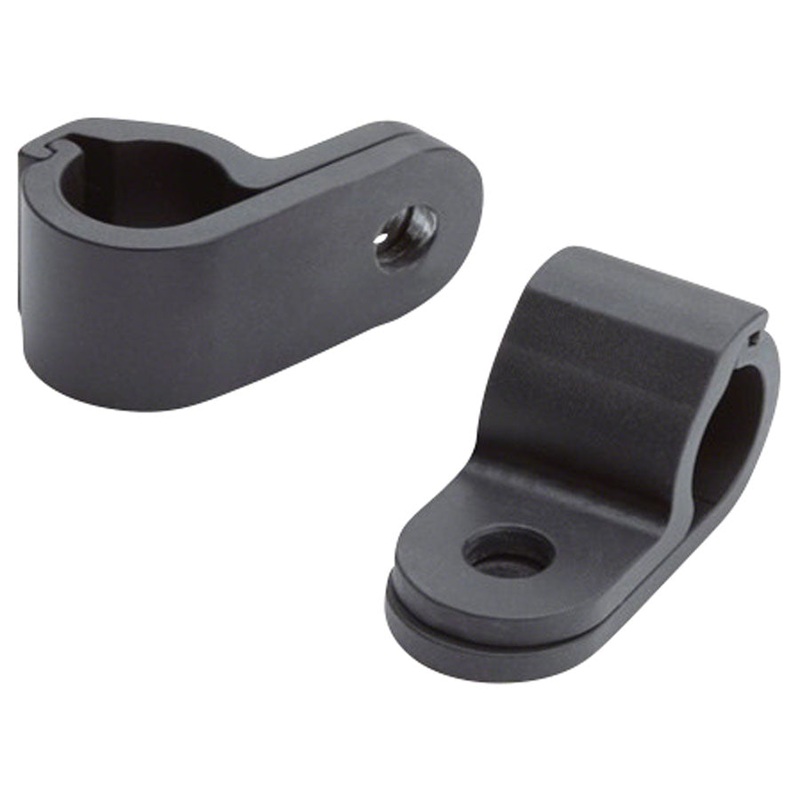 Benno P-Clamp Set – Universal Mount, 19mm, Pair, Black