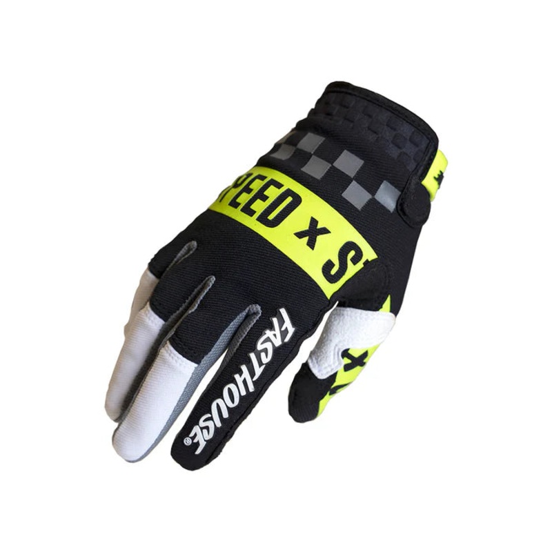 Fasthouse Speed Style Domingo Glove – Youth – White-Black White – Black Small