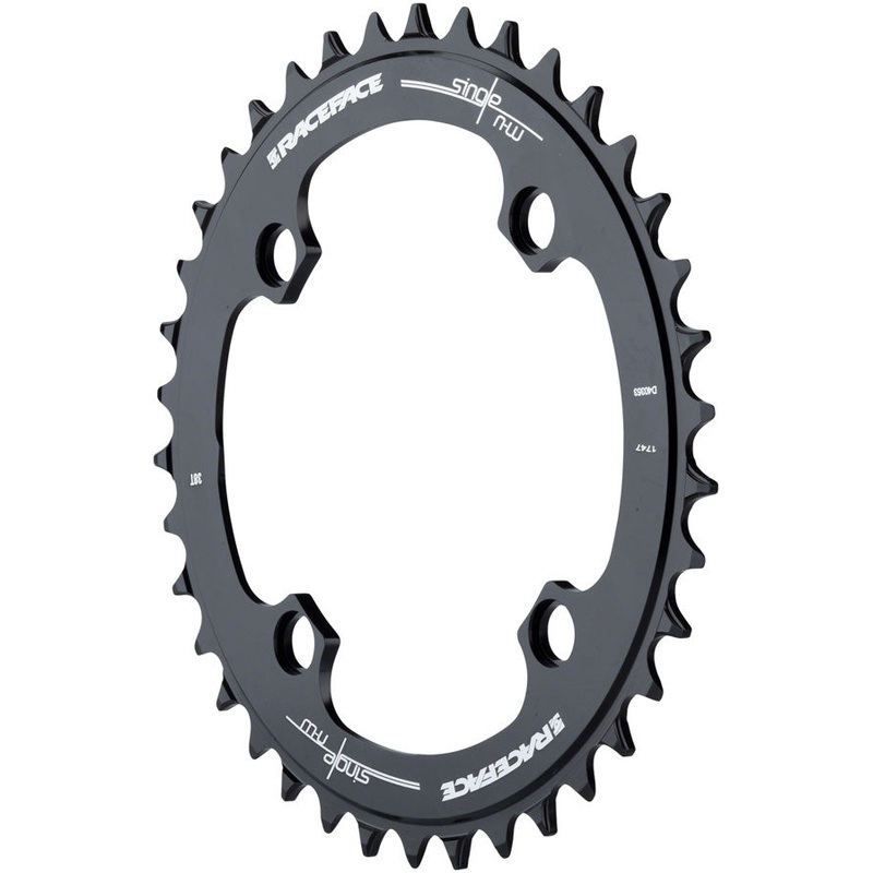 RaceFace Narrow Wide Chainring: 104mm BCD, 32t, Black