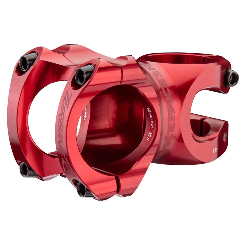 RaceFace Turbine R 35 Stem – 32mm, 35mm Clamp, +/-0, 1 1/8″, Red