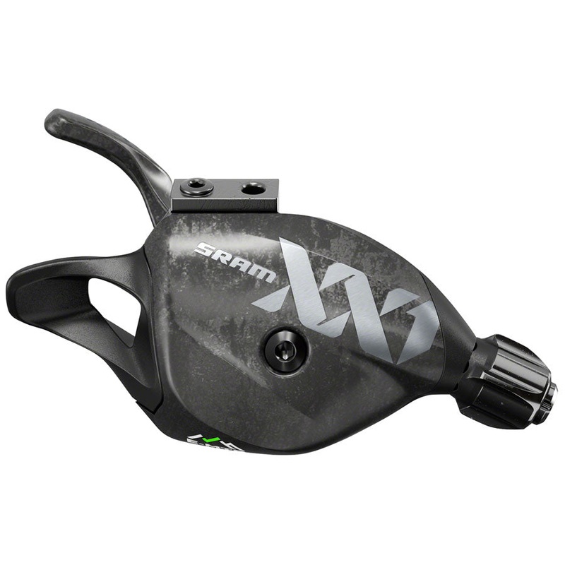 SRAM XX1 Eagle 12-Speed Trigger Shifters  Carbon, Lightweight, E-MTB Ready, Discrete Clamp, Lunar Color, Precision Engineering, Eagle Colorsystem XX1 Eagle Single Click