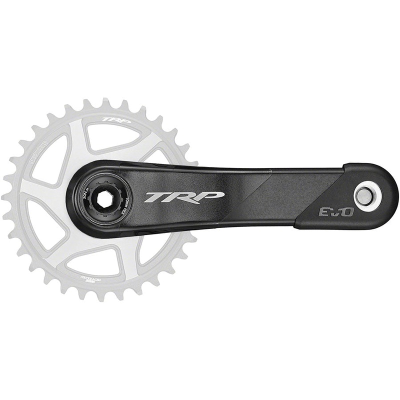 TRP CK-9050 EVO Crankset – 165mm, 12-Speed, For 68/73mm Frame BB, DM CINCH Chainring Interface, 30mm Spindle, Carbon,