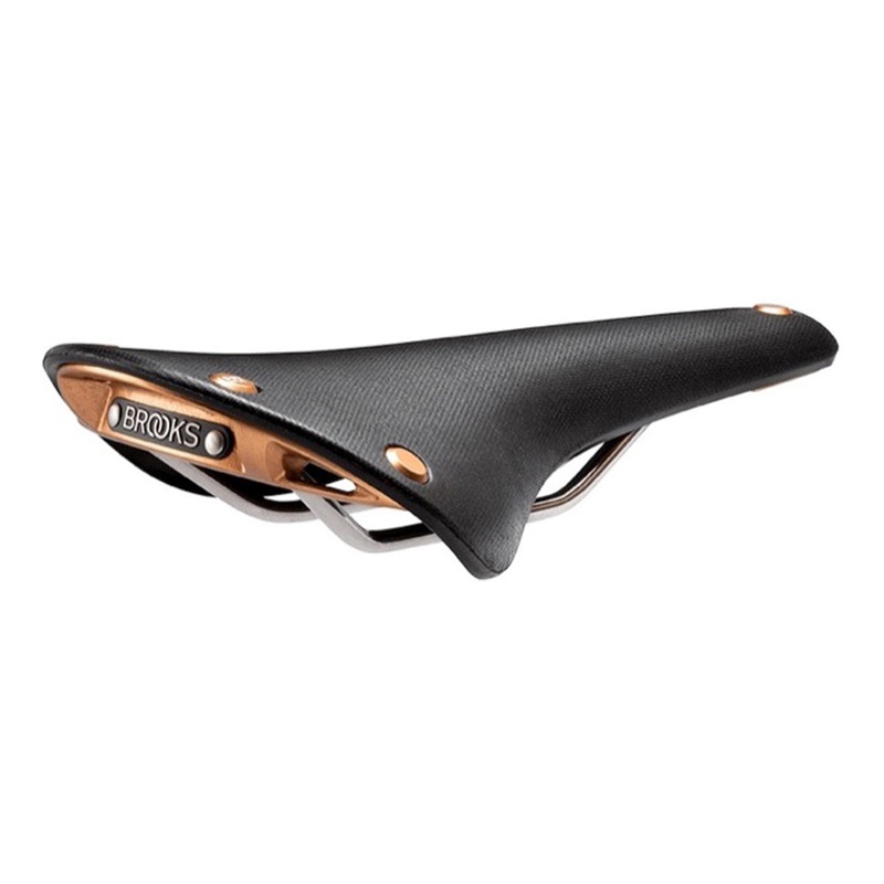 Brooks Cambium Saddle C17 – Special Black – Copper Rivets Black – Copper