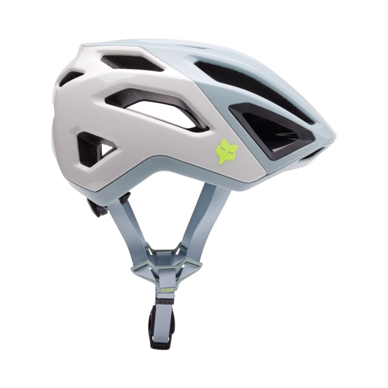 Fox Racing Crossframe Pro MTB Helmet – Exploration – Light Gray Light Gray Small