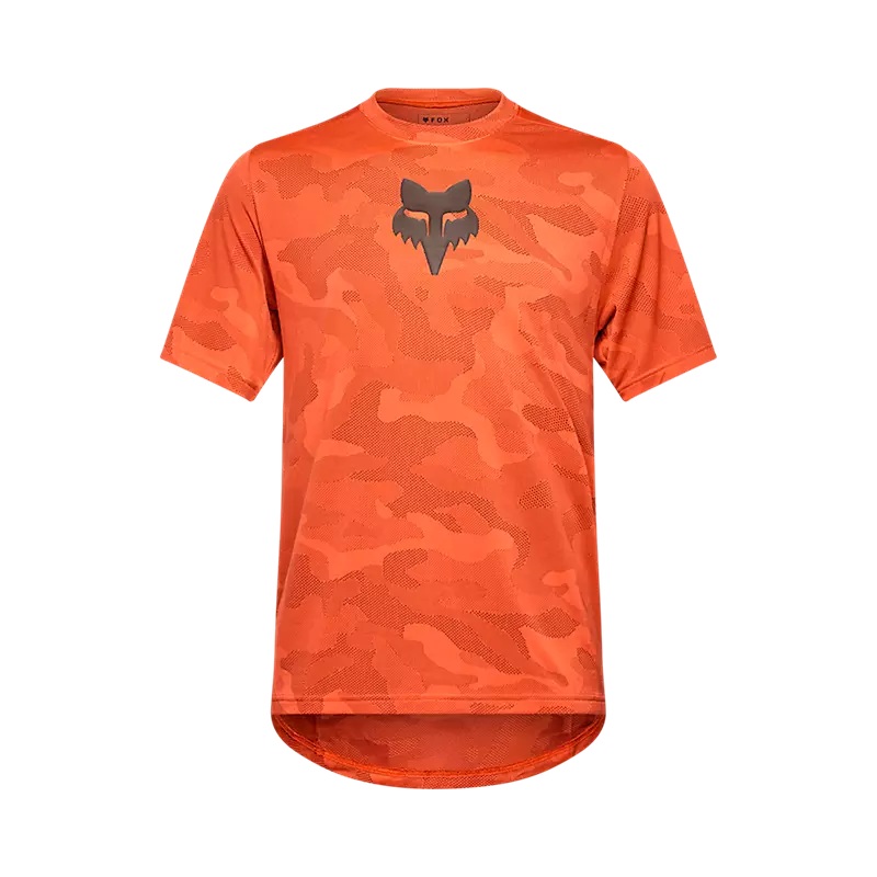 Fox Racing Ranger Tru Dri Short Sleeve MTB Jersey – Blood Orange Blood Orange Small