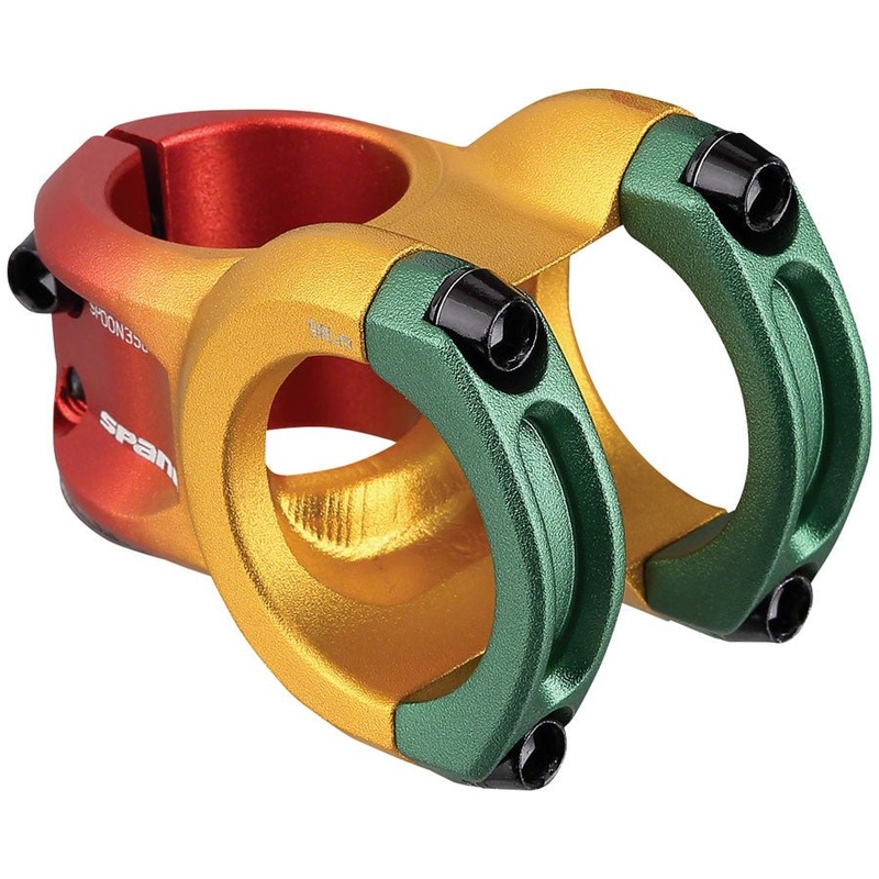 Spank Spoon 318 Stem – 33mm Length – 31.8mm Clamp – Rasta
