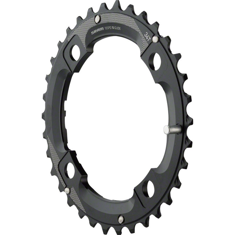 SRAM 34 Tooth 104mm BCD Outer Chainring With Medium Overshift Pin