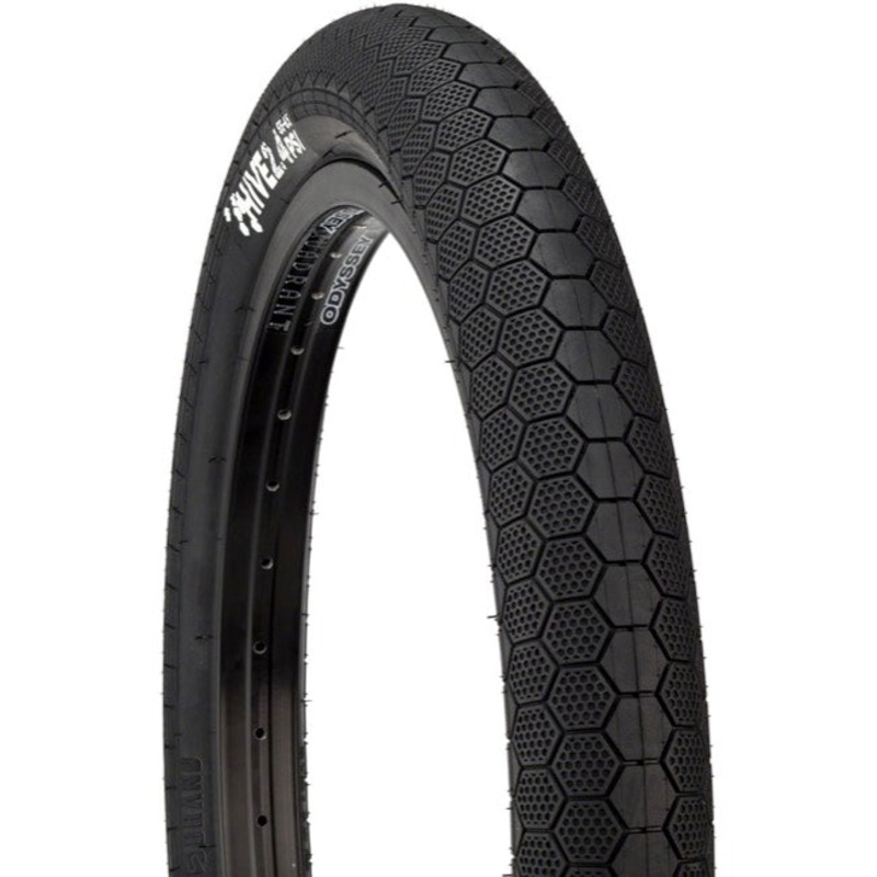Stolen Hive 20″ BMX Tire – Black Black 2.4″ Wire