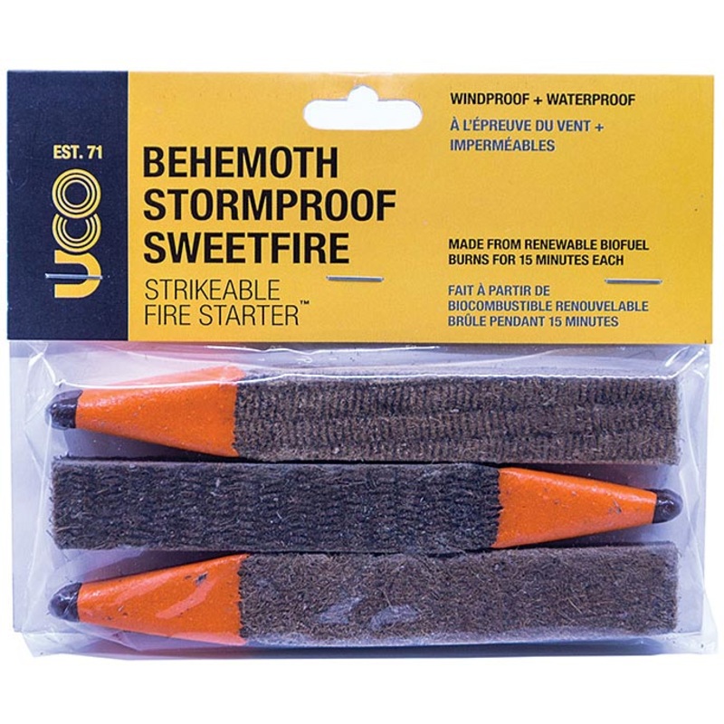 UCO Behemoth Sweetfire 3-Pack: Long-Lasting Fire Starters for Outdoor Adventures