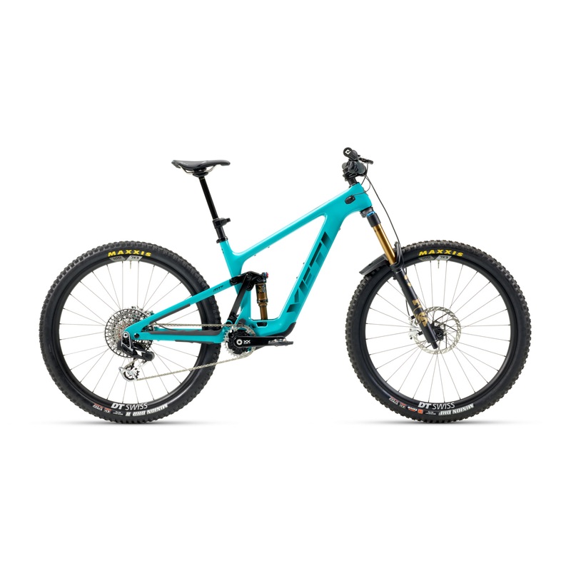 Yeti MTe Turq Series Complete E-Bike w/ T4 XX T-Type Build, 290Wh, Turquoise Small