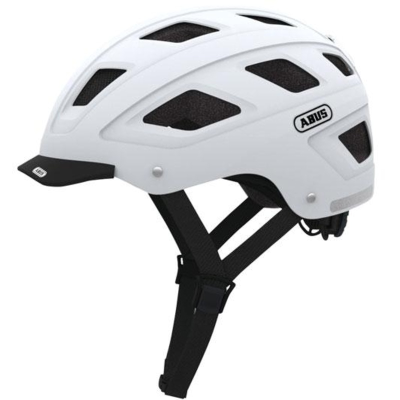 Abus Hyban City Helmet – Polar Matt White Polar Matt White Large – 56-61cms