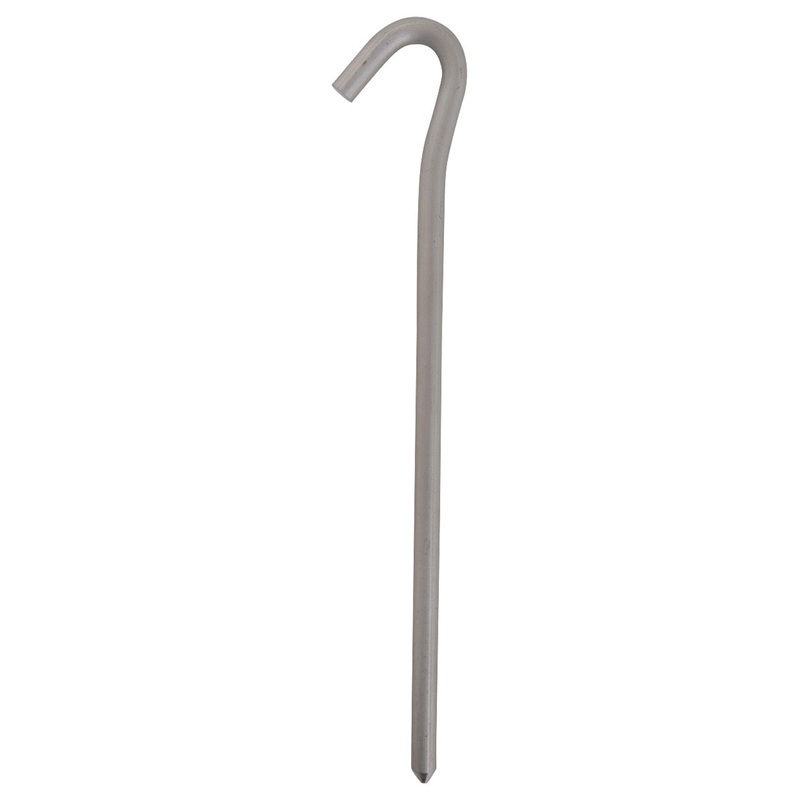 Coghlans Aluminum Hooked Tent Pegs – 7 Inch Bulk Pack for Secure Tent Setup