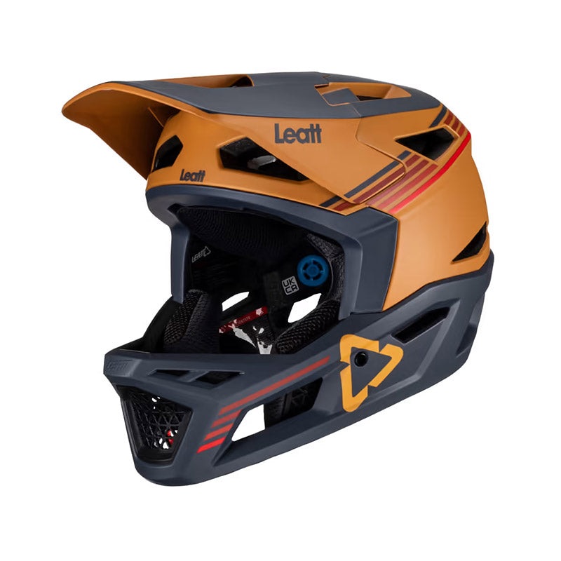 Leatt MTB Gravity 4.0 Full Face Helmet – Suede – 2023 Suede Small