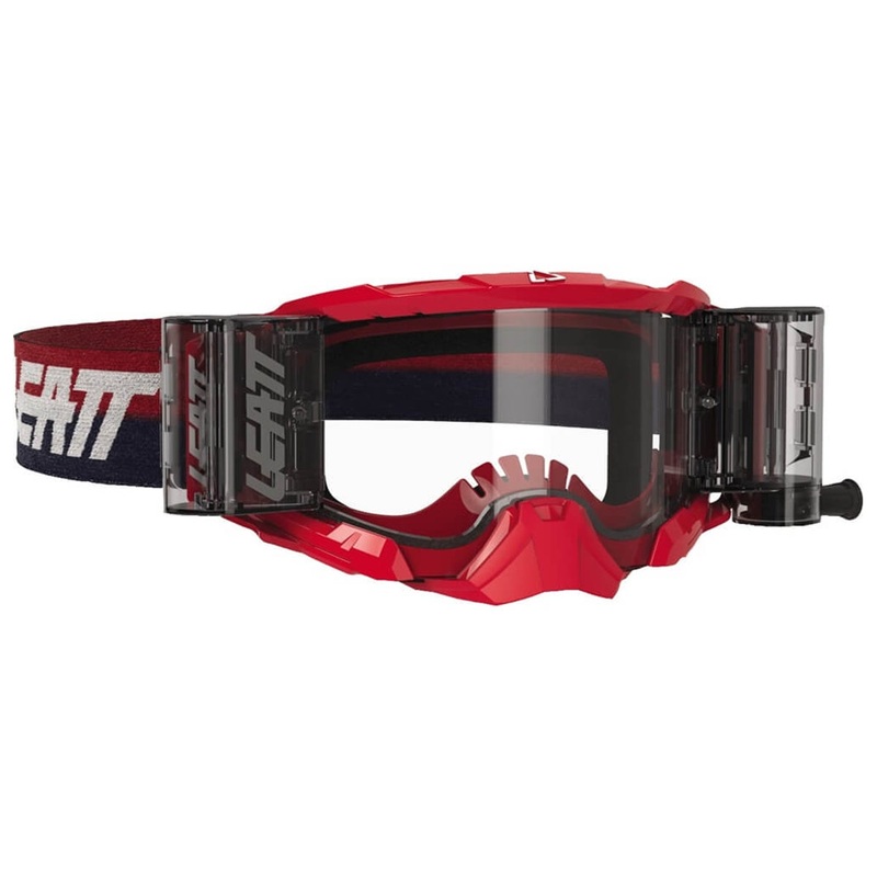 Leatt Velocity 5.5 Roll-Off Goggle – Red – 2020 Red Clear – 83% Lens