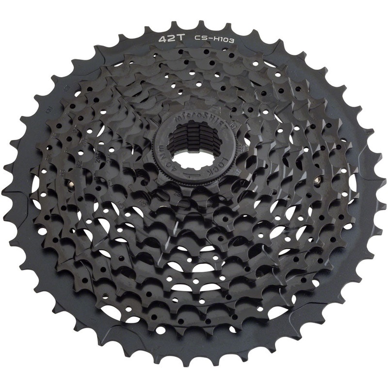 microSHIFT H10 Cassette – 10 Speed 11-42t Black