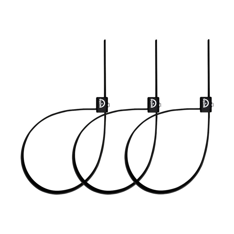 Premium Black Stainless Steel Cable Locks with Keyed System  Lightweight, Compact, and Anti-Scratch for Bike Security & Quick Release (3-Pack & Single) Keyed, 3/Pack