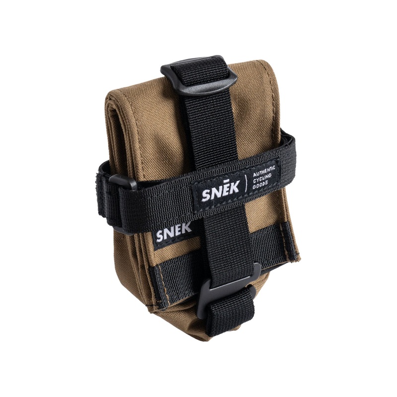 Snek Roll Top Saddle and Frame Bag – Coyote Brown
