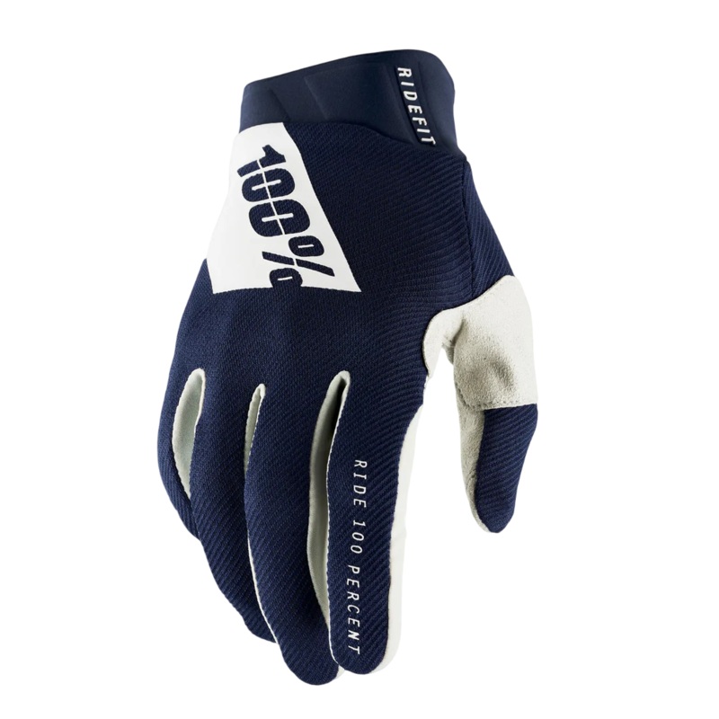 100% Ridefit Glove – Navy Navy Small