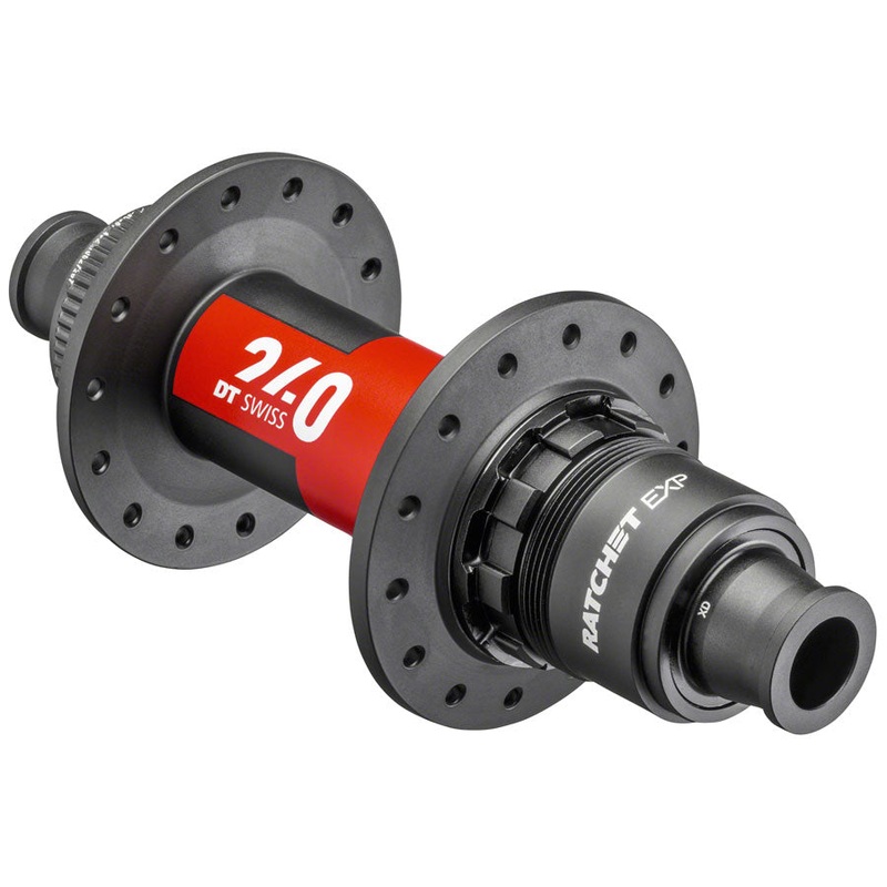 DT Swiss 240 EXP Rear Hub – 12 x 148mm, Center-Lock, XD, Black/Red, 32H, 36pt
