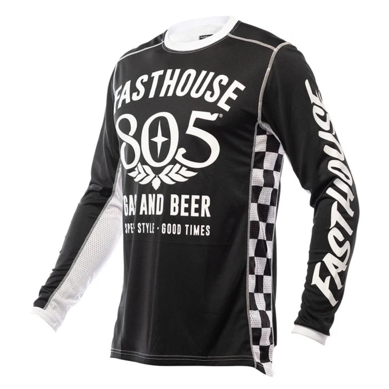 Fasthouse Grindhouse 805 Jersey – Black Black Small
