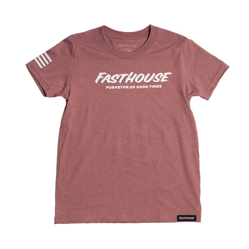 Fasthouse Logo Tee – Girls – Heather Mauve Heather Mauve X-Large