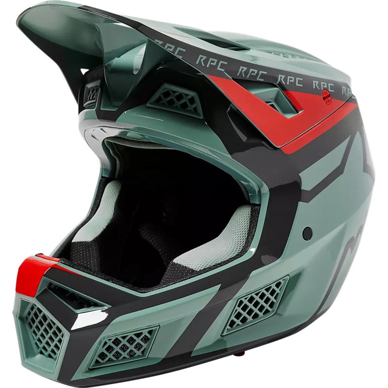 Fox Racing Rampage Pro Carbon MIPS Divide Full Face Helmet – Eucalyptus – 2022 Eucalyptus Small