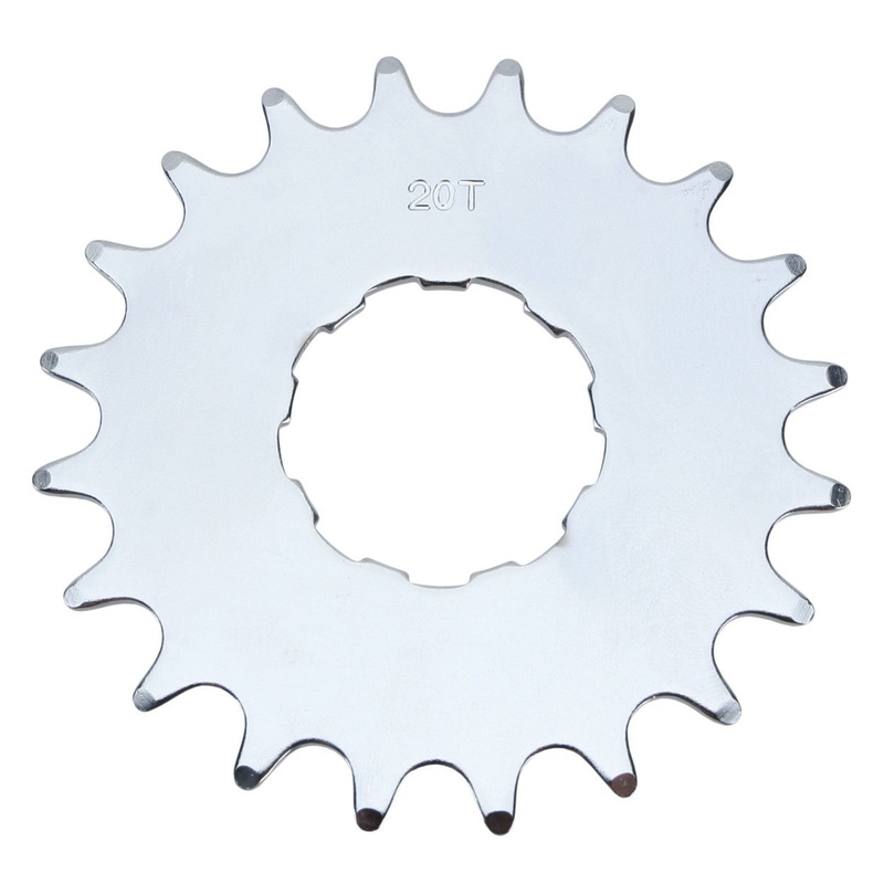 Gusset Steel Cogs 3/32″ – Custom Durable Bike Cassette Sprockets for HG Hub Compatibility, Chrome Finish, Various Teeth Counts 20
