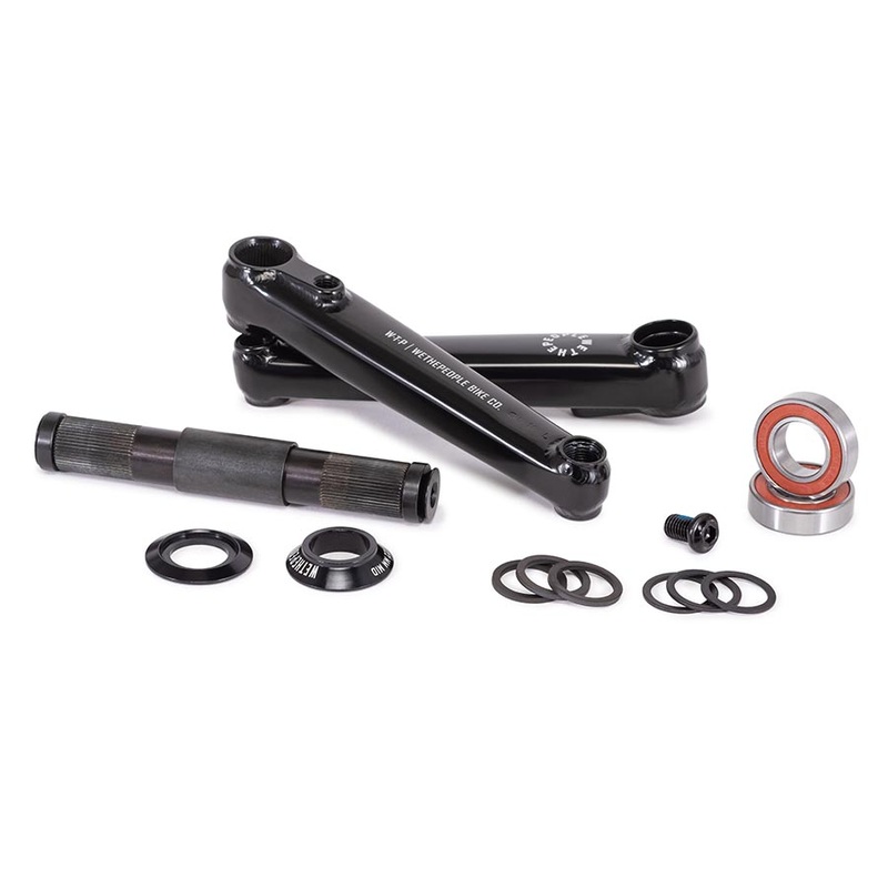 High-Performance Steel BMX Cranksets & Bottom Brackets | Durable Cr-Mo Materials, 22mm Spindle, Various Lengths, RSD/LSD Compatible 165mm