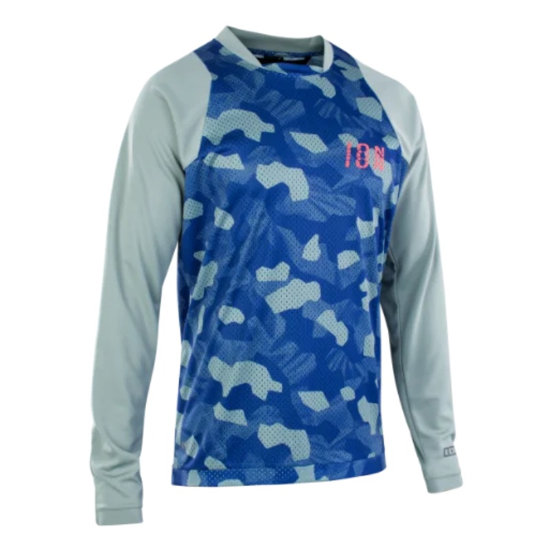 ION Scrub Long Sleeve MTB Jersey – Tidal Green 621 Tidal Green Small