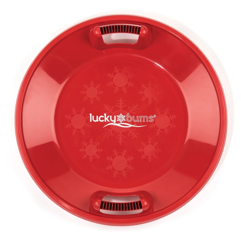 Lucky Bums Snow Kids Saucer Red