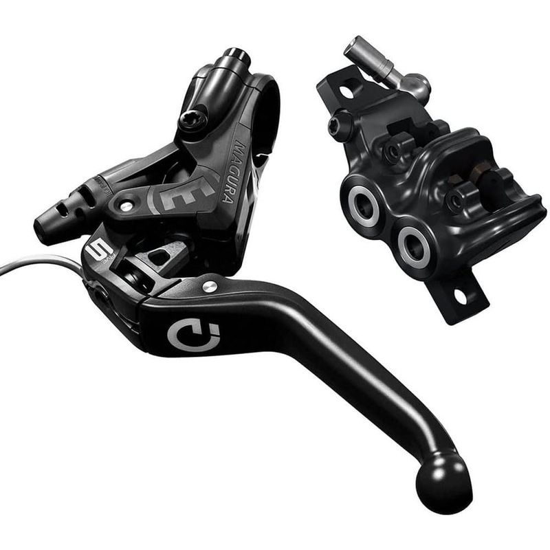 Magura MT4E Disc Brake – Black Black Front/Rear – PM – 4 Finger
